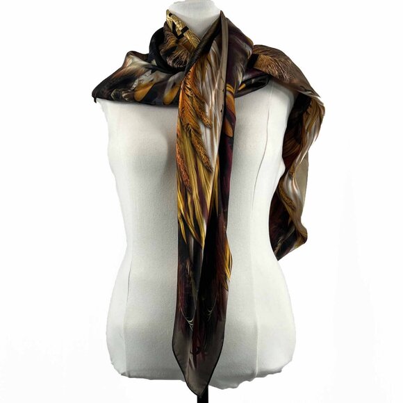 Phoenix Square Silk Modal Oversized Scarf - Picture 4 of 6